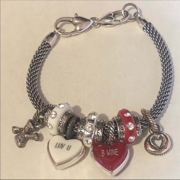 Brighton Beverly Glam bracelet Silver mesh Holds charms, beads, & stoppers - Picture 7 of 10